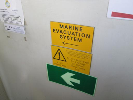 Marine evacuation