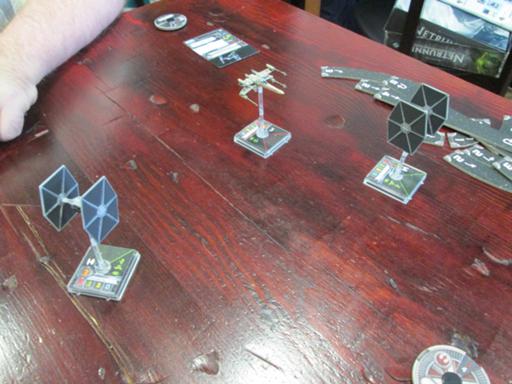 Closing in on the luckless X-wing