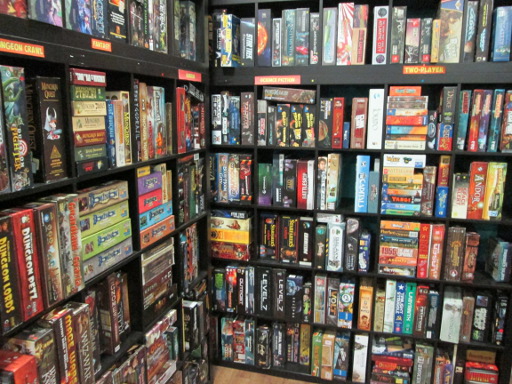More game shelves
